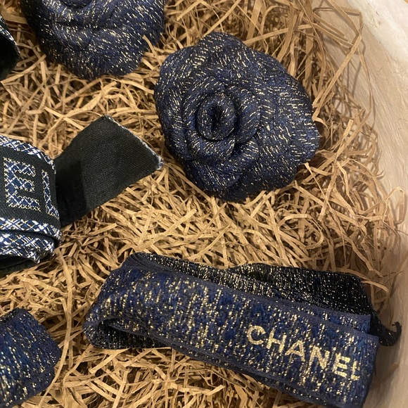 Authentic Chanel Ribbons and Camellia Flowers Bundle of 6 - Picture 14 of 15